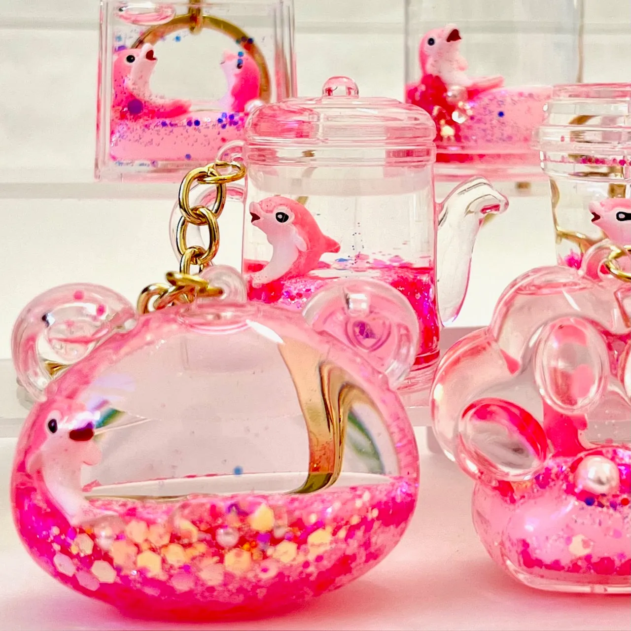 12138 DOLPHIN FLOATY KEY CHARM-12