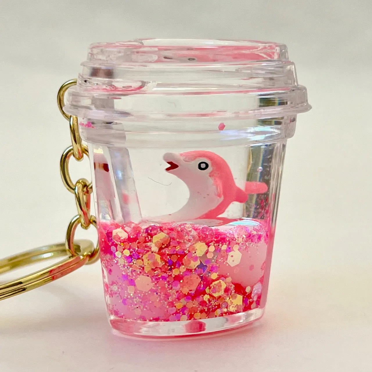 12138 DOLPHIN FLOATY KEY CHARM-12