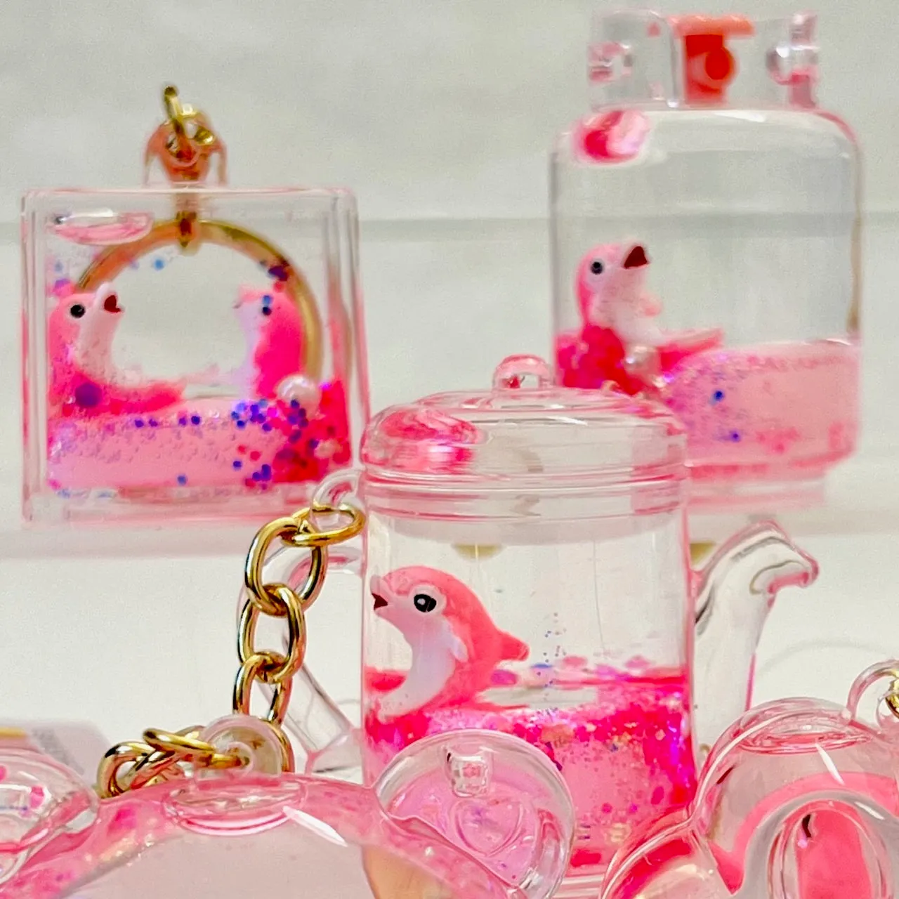 12138 DOLPHIN FLOATY KEY CHARM-12