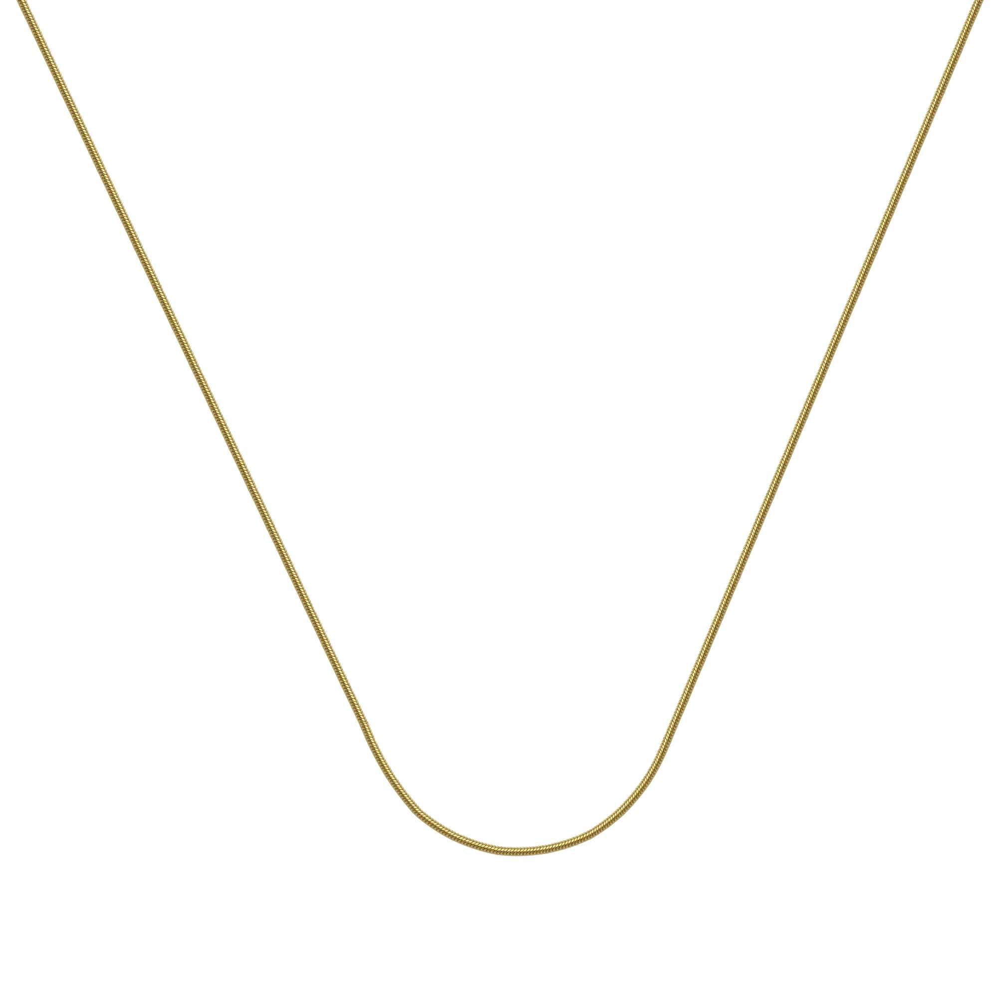 14K Hollow Snake Chain 1.0mm