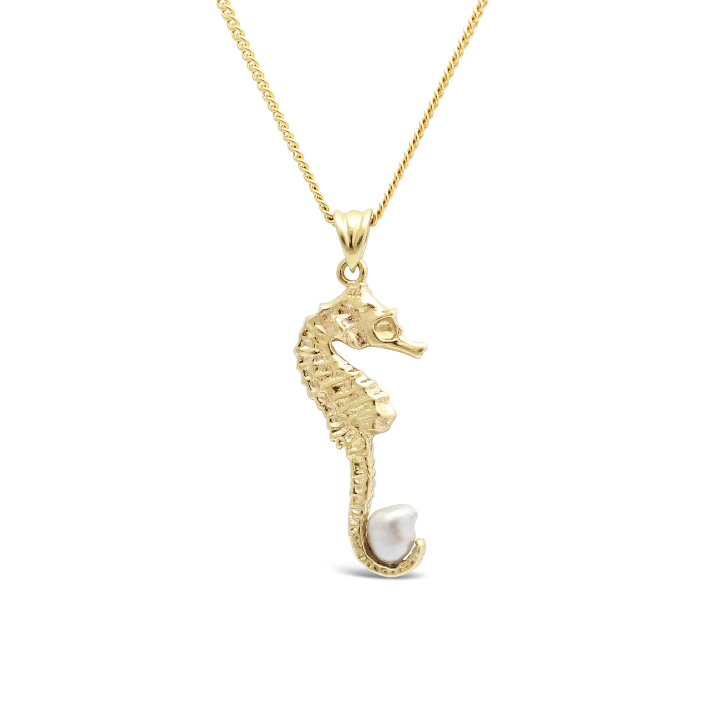 Abrolhos Seahorse Pendant with Pearl