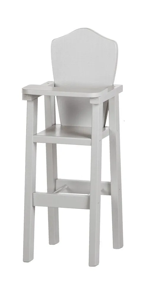 Amish-Made Wooden Doll High Chair, "Rebekah's Collection"