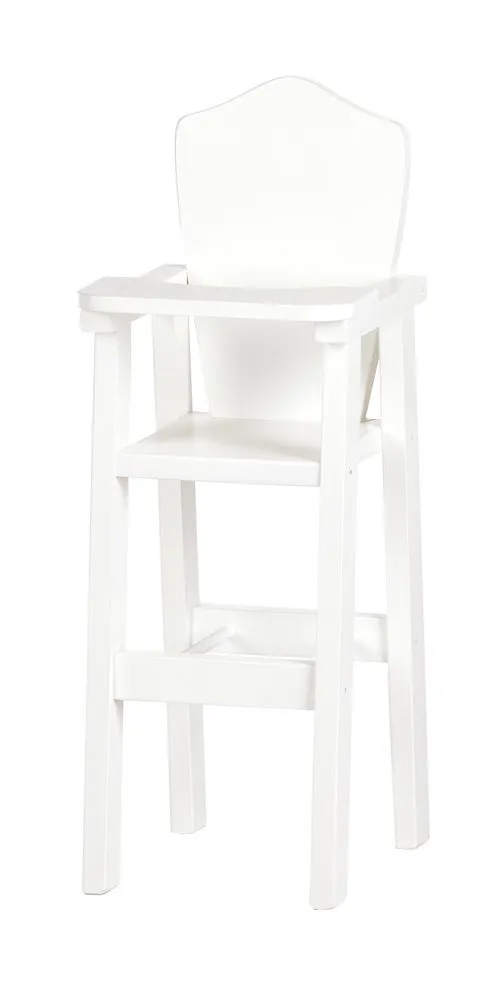 Amish-Made Wooden Doll High Chair, "Rebekah's Collection"