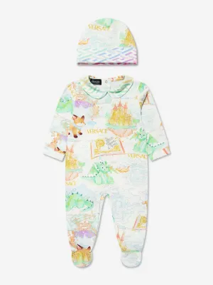 Baby Boys Babygrow And Hat Gift Set in Multicolour
