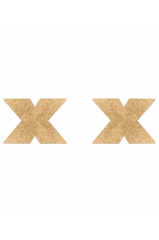 Bijoux Indiscrets | Flash, Glitter Pasties (Gold)