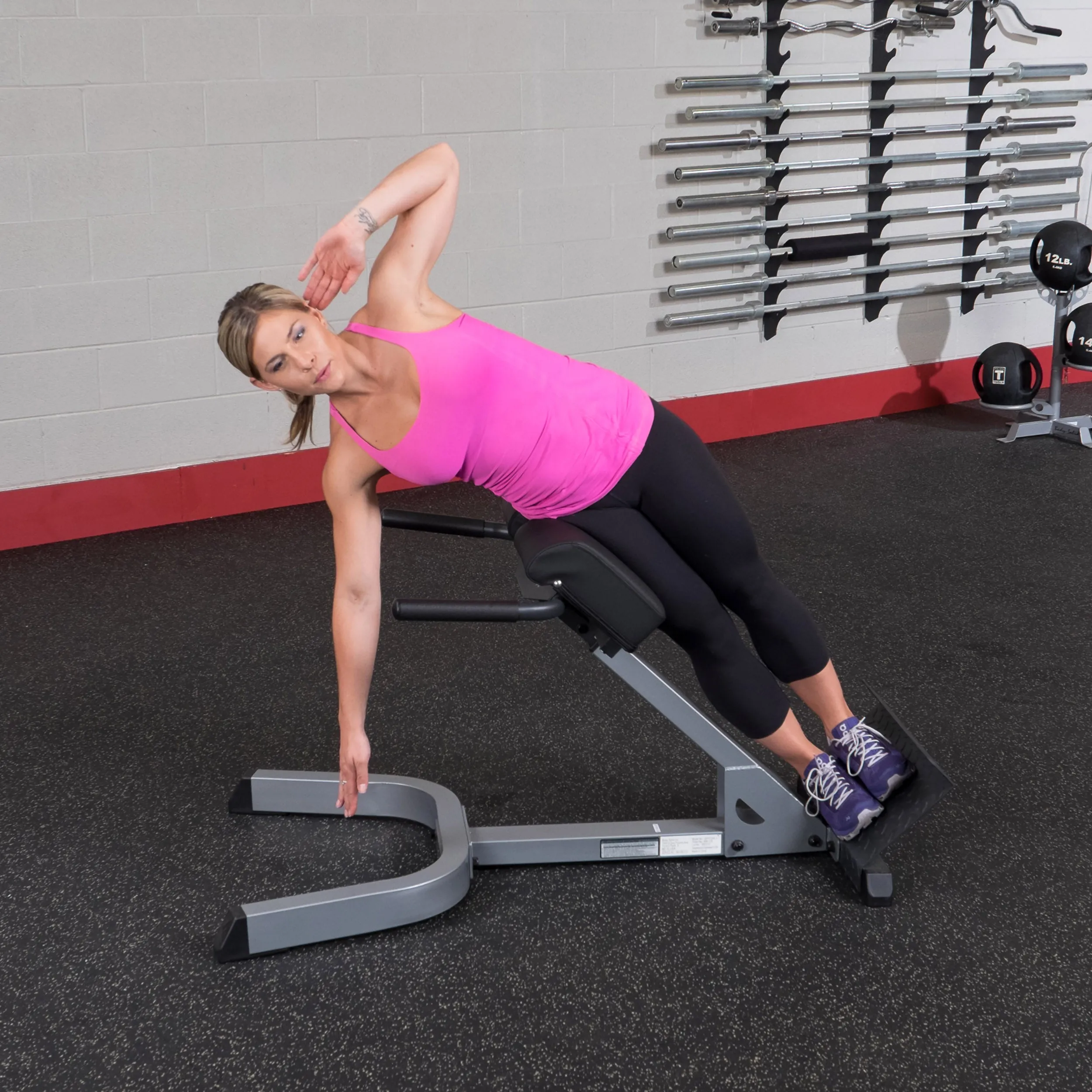 Body-Solid 2"x3" 45 degree back hyper extension