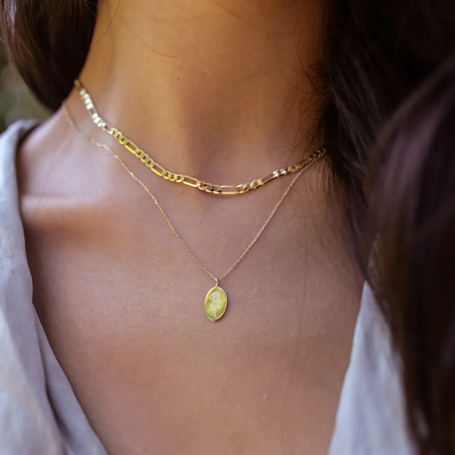 Brittany Figaro Choker // 14k Italian Gold Vermeil