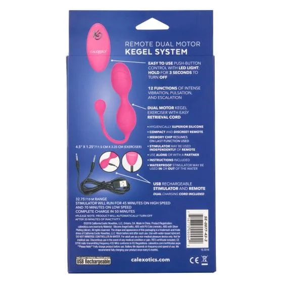 Calexotics Remote Dual Motor Kegel System