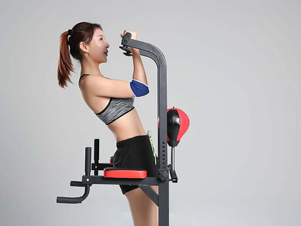 Chin Up Pull Up Chin Up Station Power Tower with Boxing