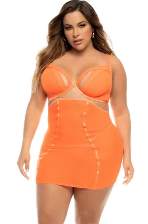 Convertible Babydoll with Removable Skirt | Plus Size