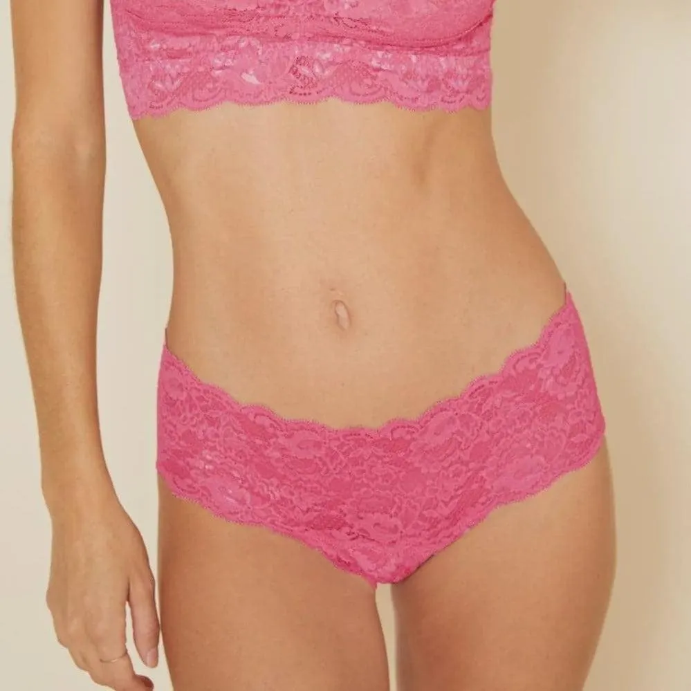 Cosabella Never Say Never Hottie Low Rise Boyshort in Victorian Pink NEVER07ZL