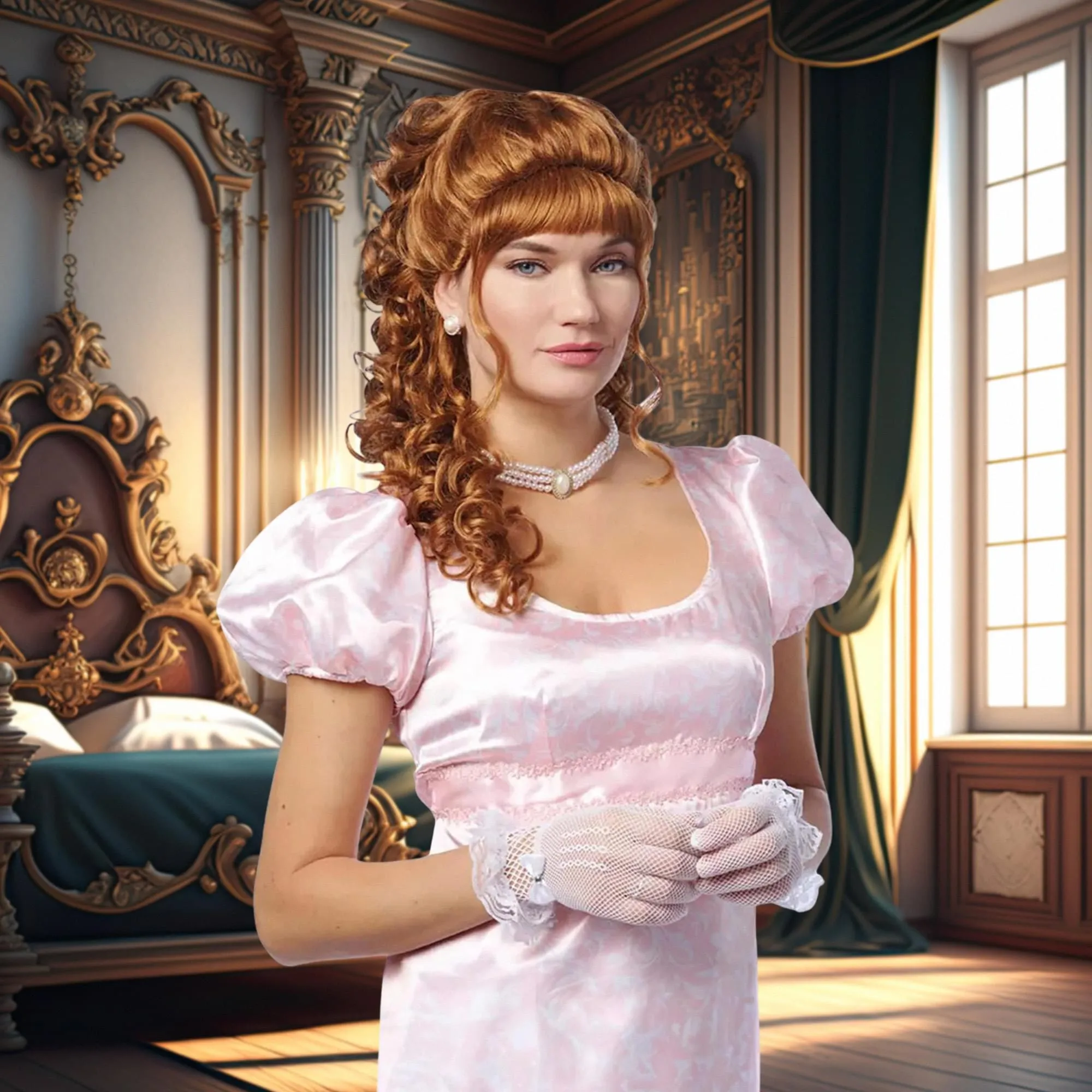 Duchess Adult Natural Red Costume Wig