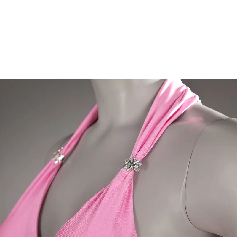 FF7R Aerith Gainsborough Swimsuit Final Fantasy VII Rebirth Cosplay Costumes Pink Beach Suit