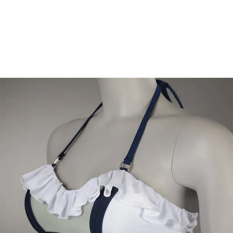 FF7R Tifa Lockhart Swimsuit Final Fantasy VII Rebirth Cosplay Costume White Beach Suit