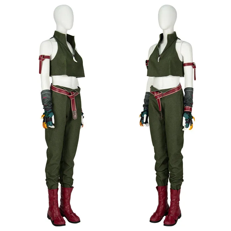 FF9 Tifa Lockhart Cosplay Final Fantasy Ever Crisis Costume Halloween Carnival Suit