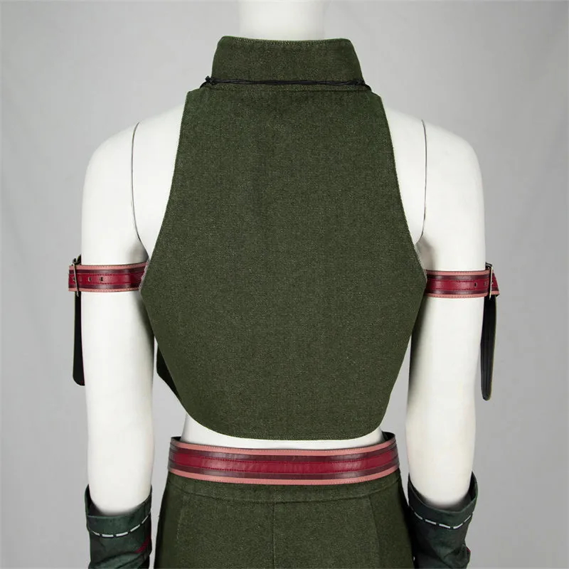 FF9 Tifa Lockhart Cosplay Final Fantasy Ever Crisis Costume Halloween Carnival Suit