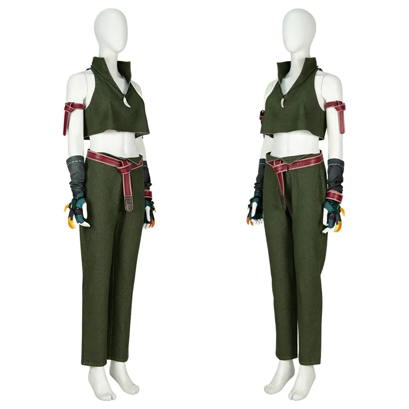 FF9 Tifa Lockhart Cosplay Final Fantasy Ever Crisis Costume Halloween Carnival Suit