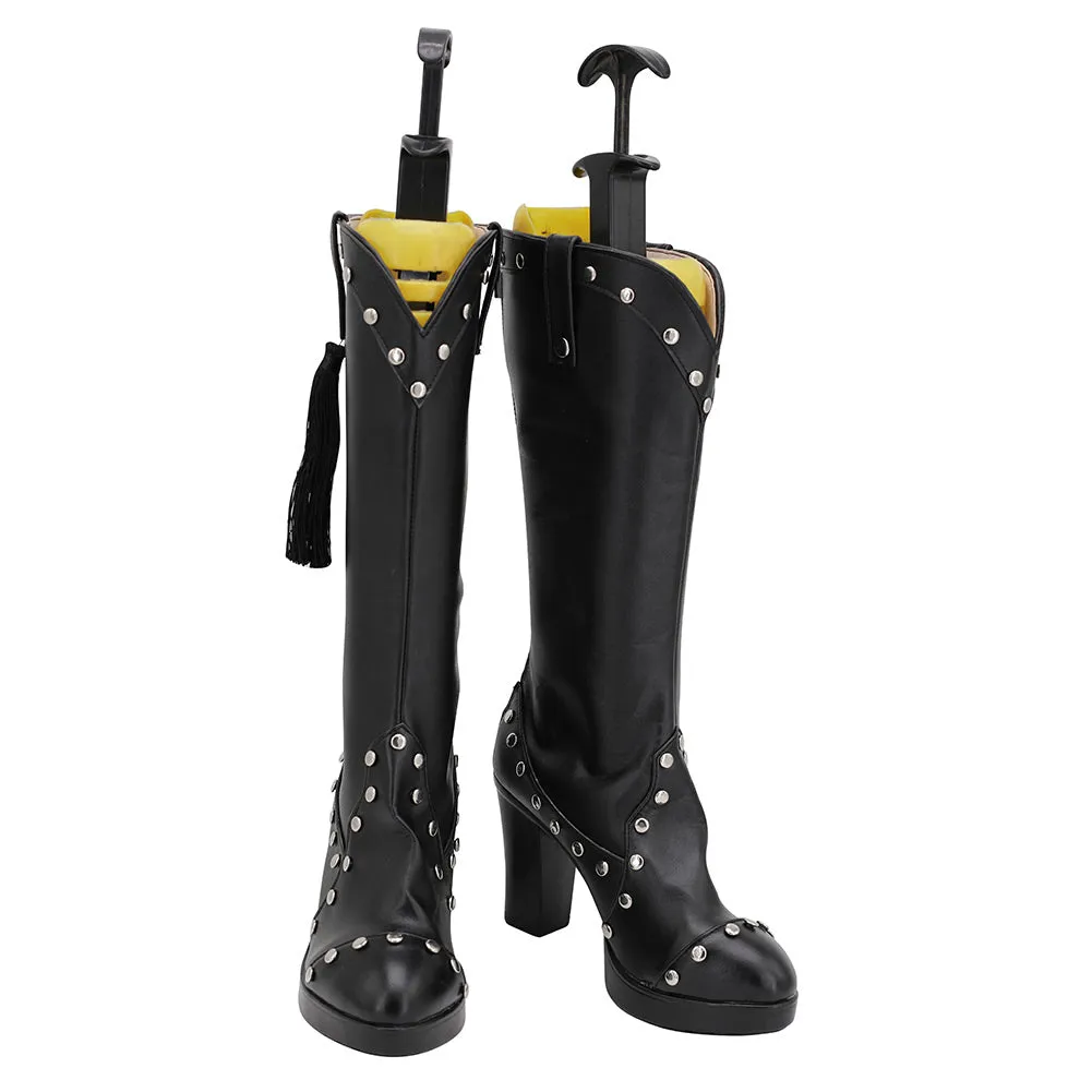 Final Fantasy VII Remake Tifa Lockhart Boots Cosplay Shoes Halloween Costumes Accessory