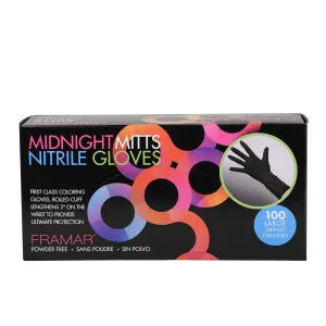 Framar Midnight Mitts Gloves Medium 100pc