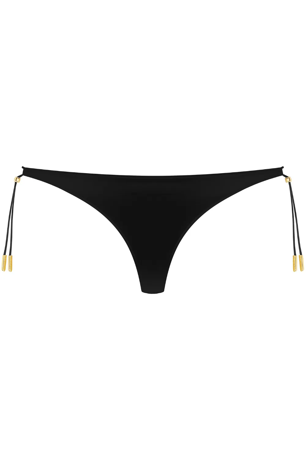 French Kiss Strap Thong Black