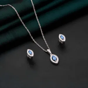 Glimmering Silver Essence 92.5 Sterling silver Chain with Pendent