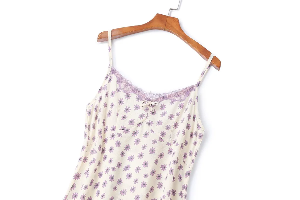 Gracelyn Plus Size Floral Lingerie Slip Dress