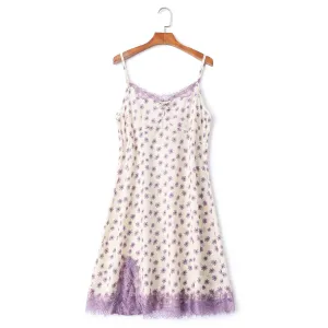 Gracelyn Plus Size Floral Lingerie Slip Dress