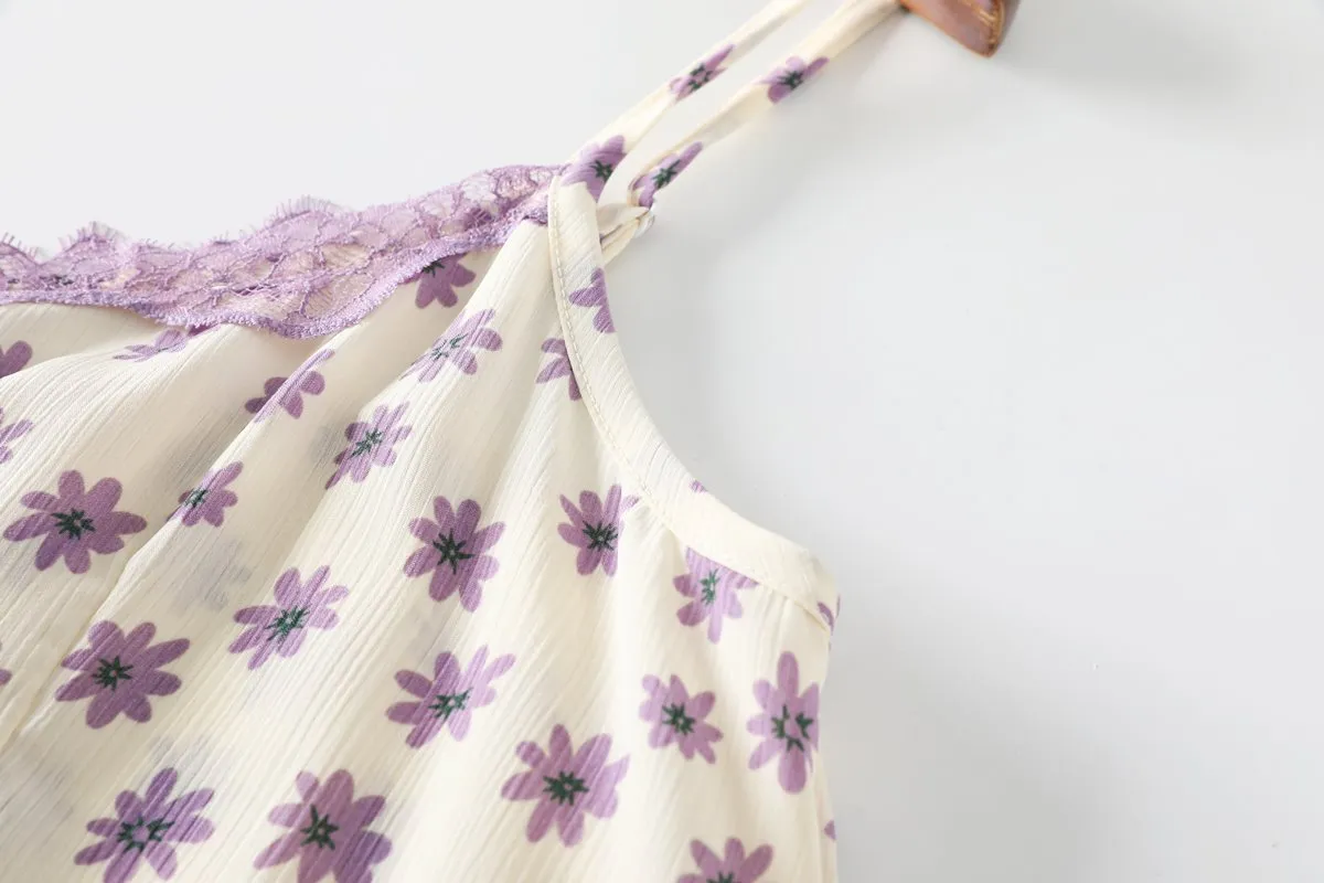 Gracelyn Plus Size Floral Lingerie Slip Dress