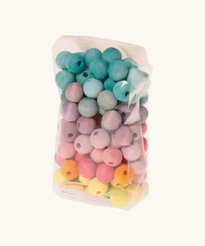 Grimm's 120 Pastel Beads 12mm