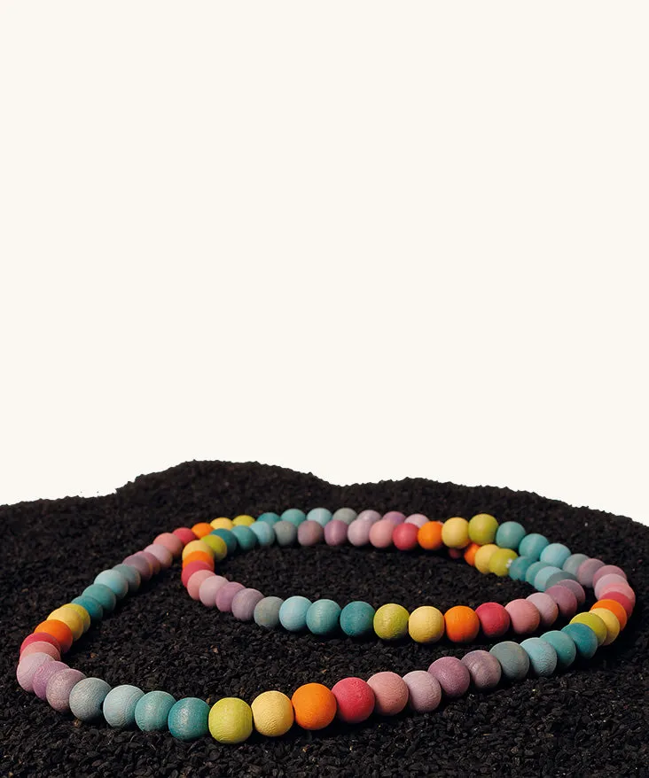 Grimm's 120 Pastel Beads 12mm