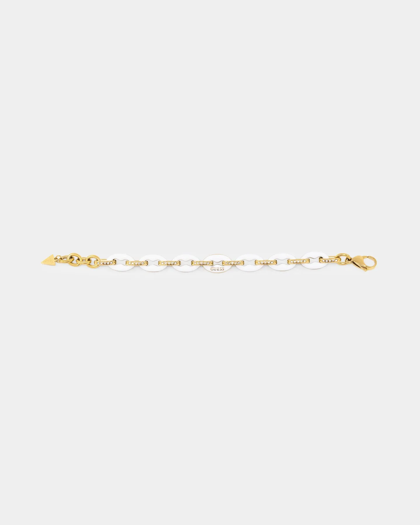 Guess Mainline Women's White & Crystal Bracelet White