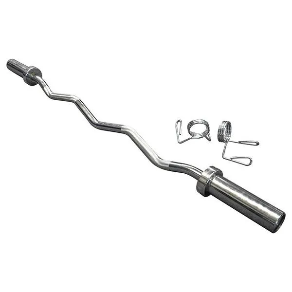Home Workout Medium Olympic Rubber Z-Bar Curve Kit