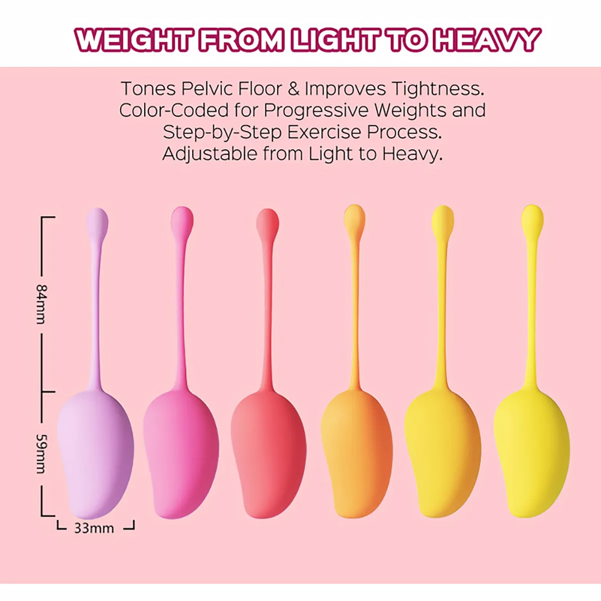 Honey Play Box Mango Tropical 6pc Kegel Set