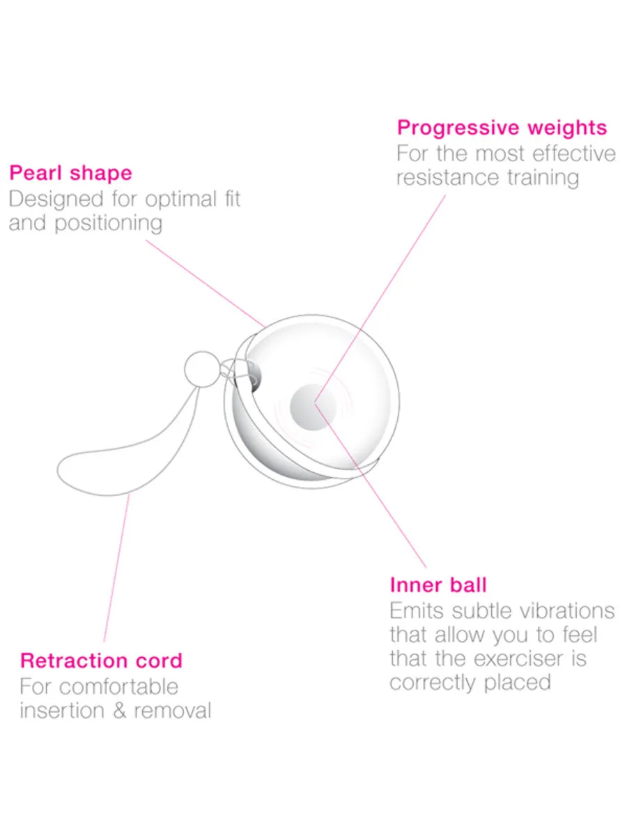 INTIMINA Laselle Weighted Exerciser Kegel Balls (28g)