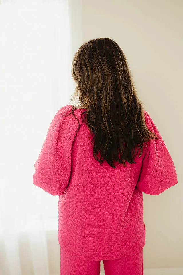 Jacquard Round Top