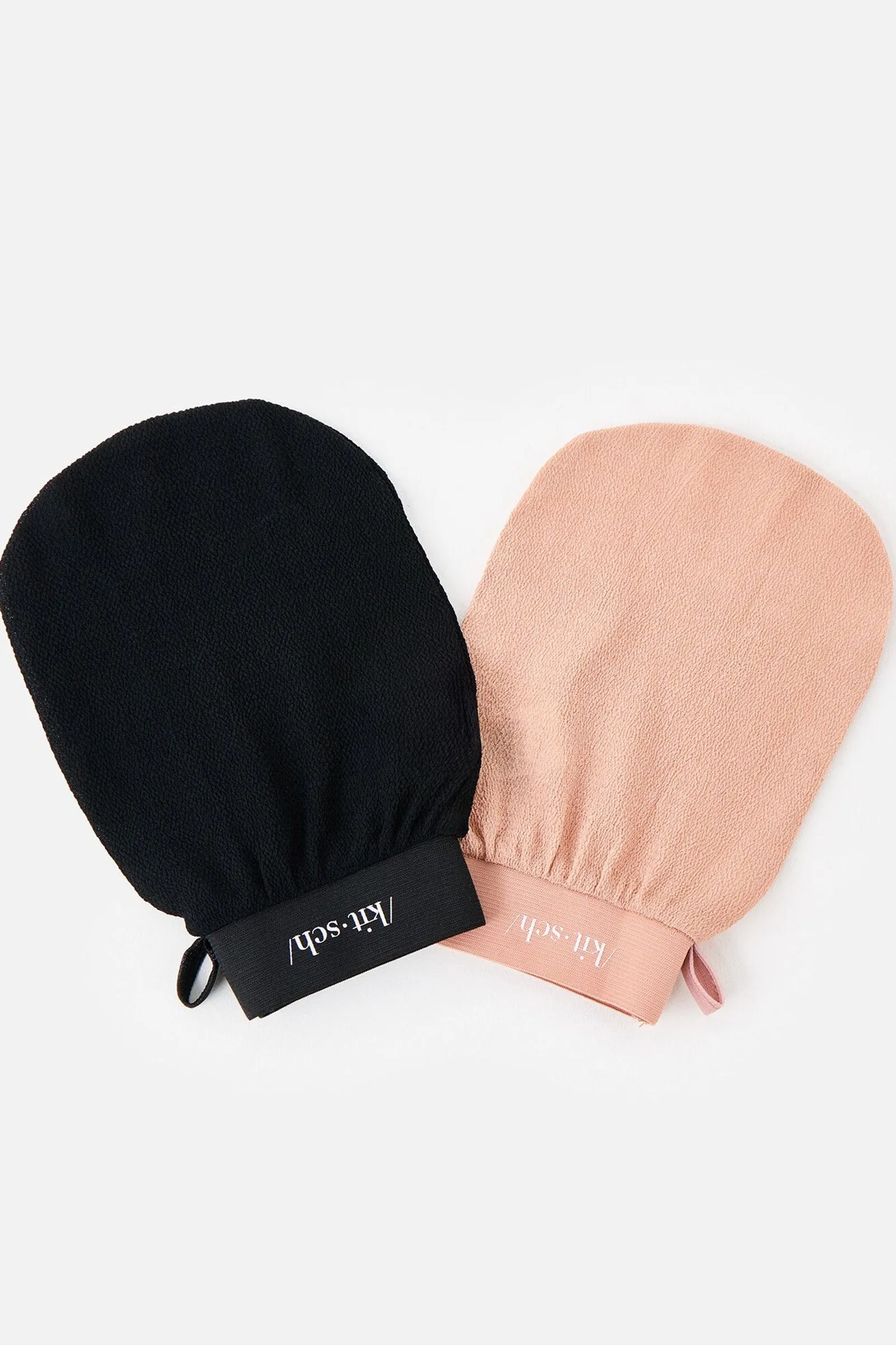 Kitsch Set of Two Exfoliating Gloves