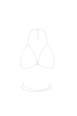 Magnifique Silver Bra Chain