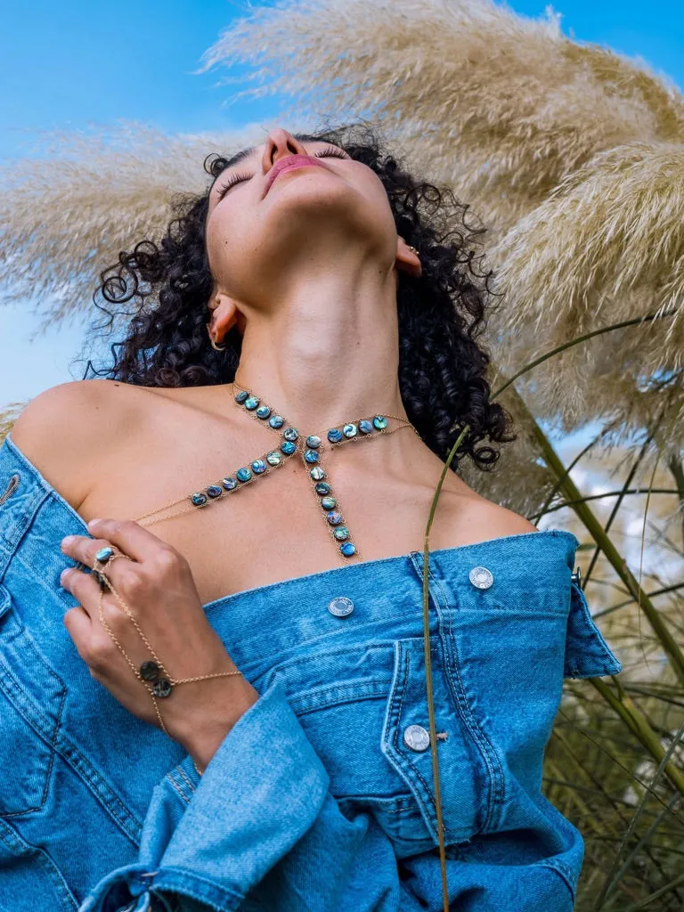 Master X Abalone Body Chain