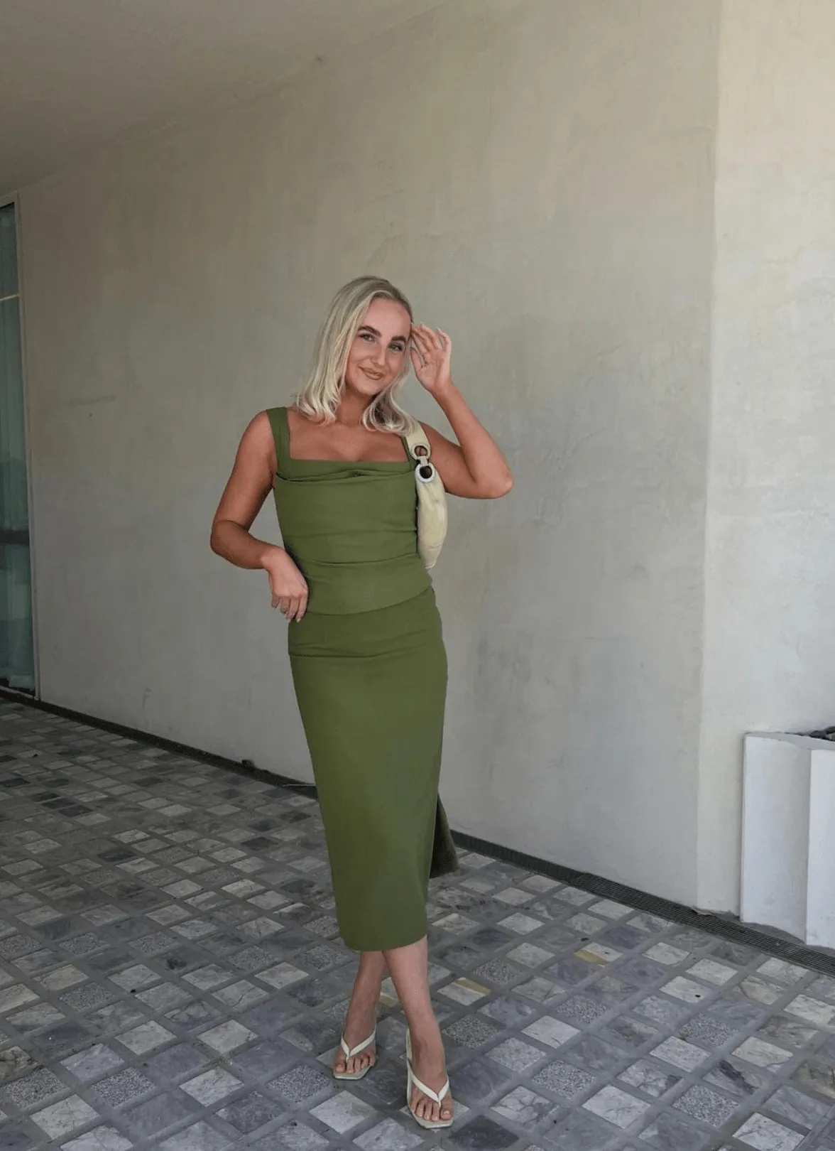 Miaou - Imogene Corset in Olive