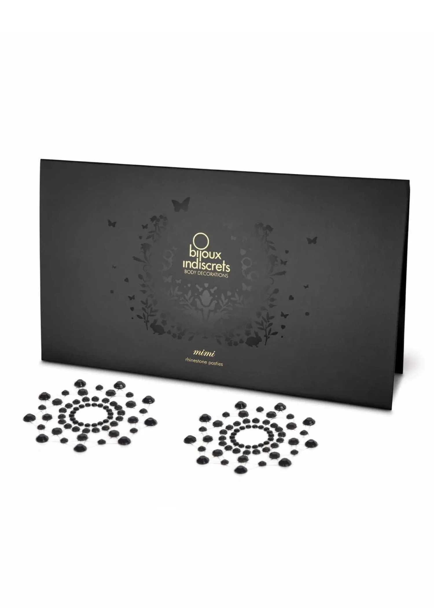 Mimi Black Rhinestone Pasties
