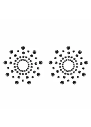 Mimi Black Rhinestone Pasties