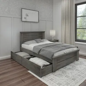 Modern Farmhouse Full Panel Bed With Storage Drawers