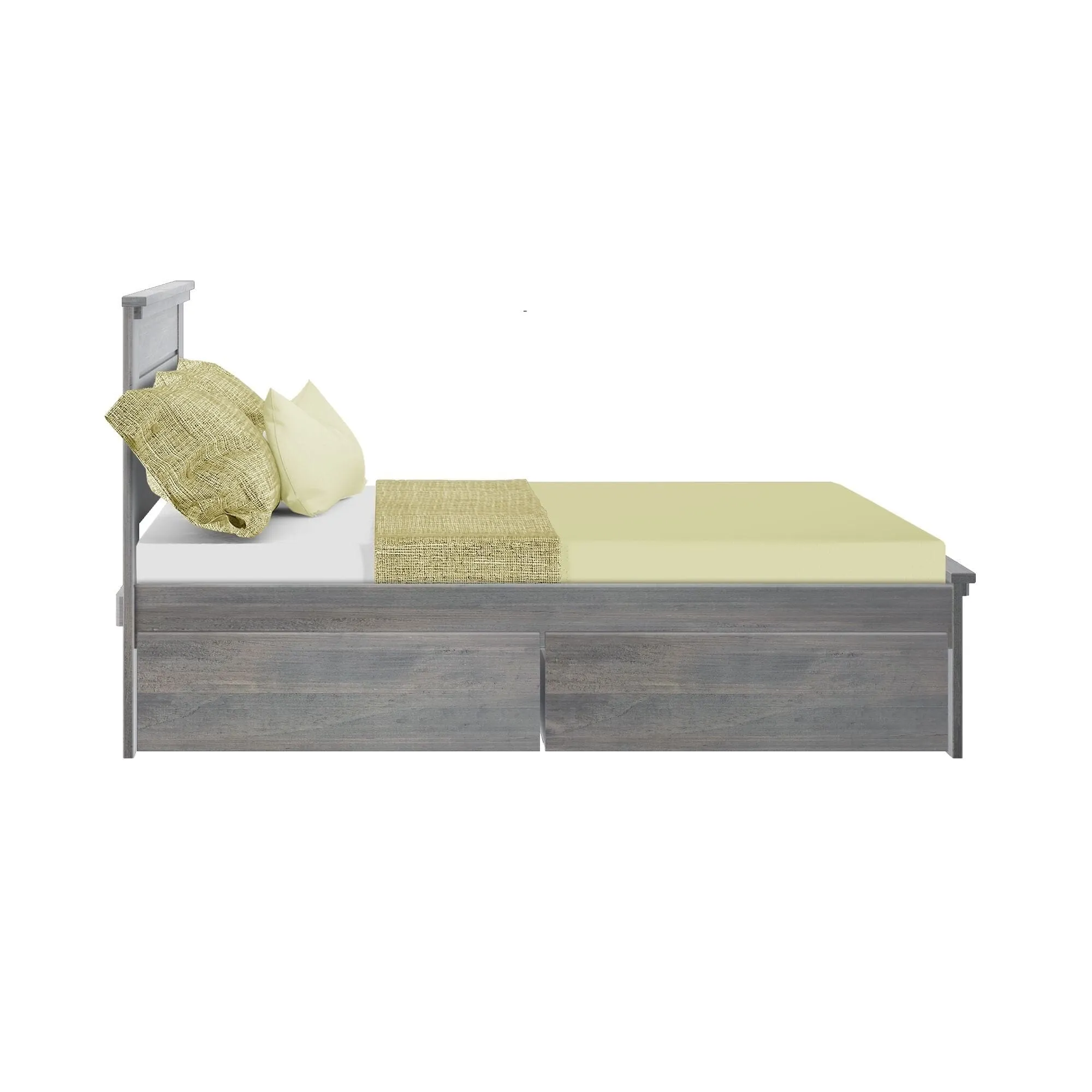 Modern Farmhouse Full Panel Bed With Storage Drawers