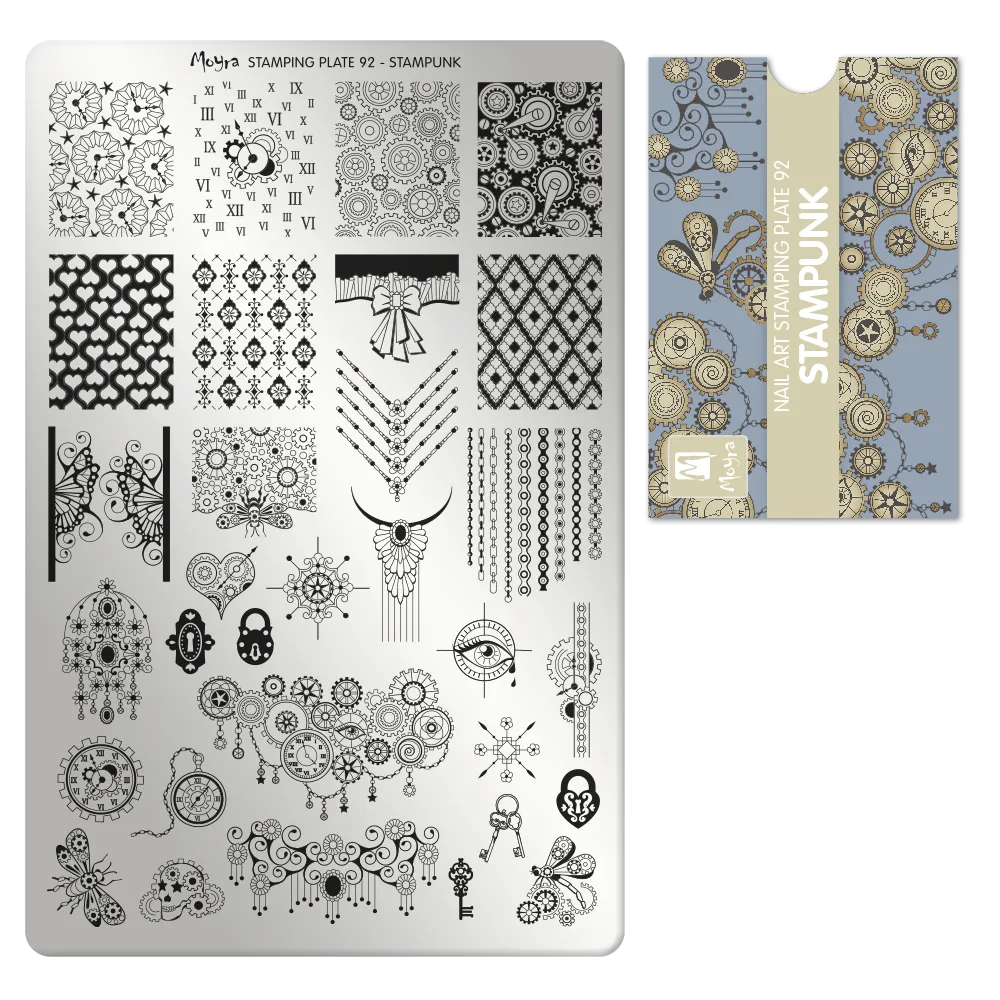 Moyra - 92 Stampunk Stamping Plate