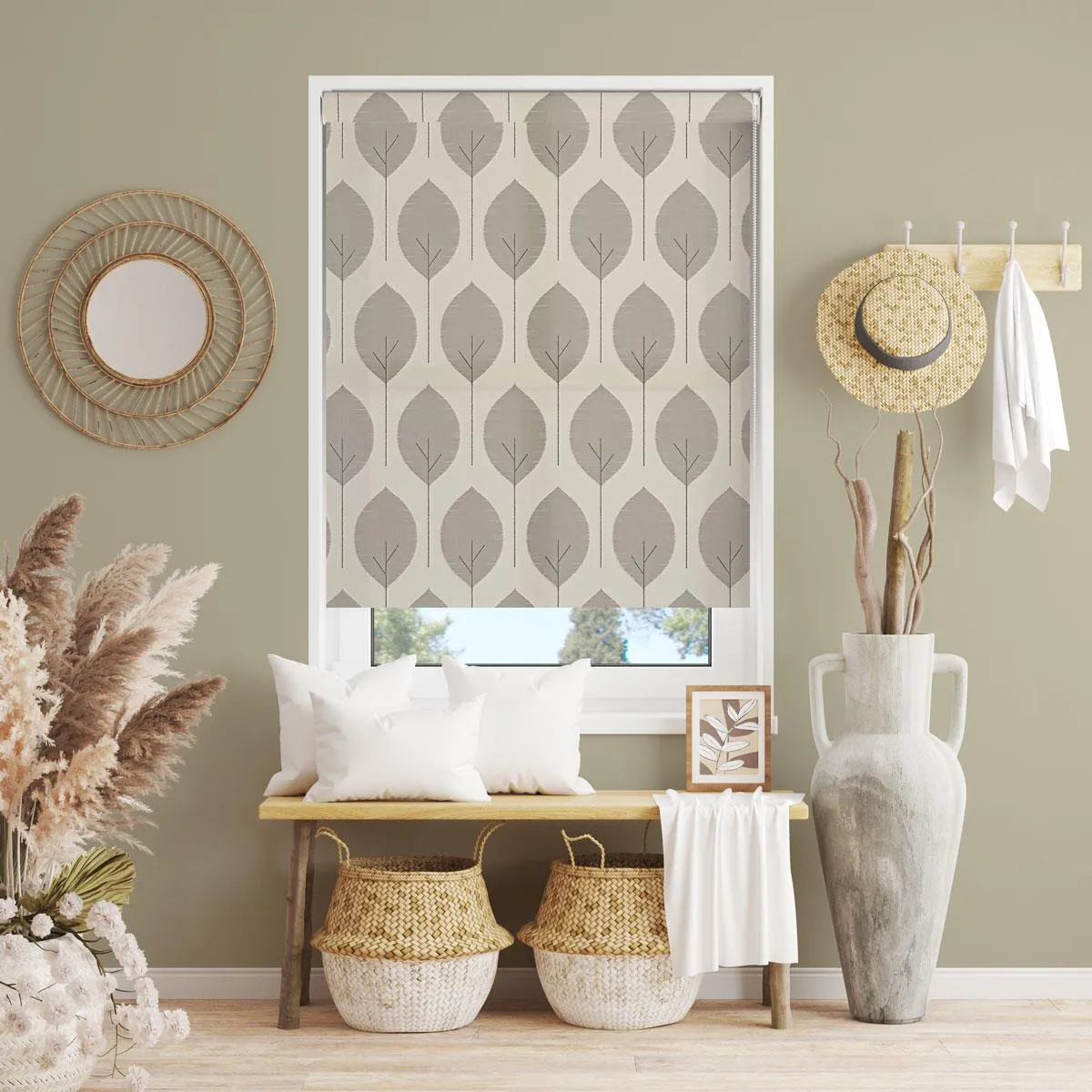Musa Stone Dim Out Made to Measure Roller Blind