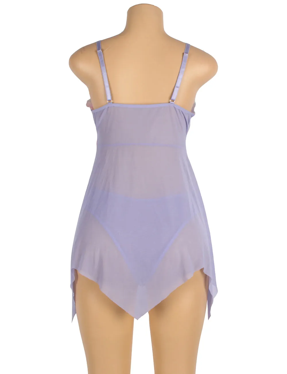 Now Flower Decoration Loose Comfortable Open Front Babydoll Egypt