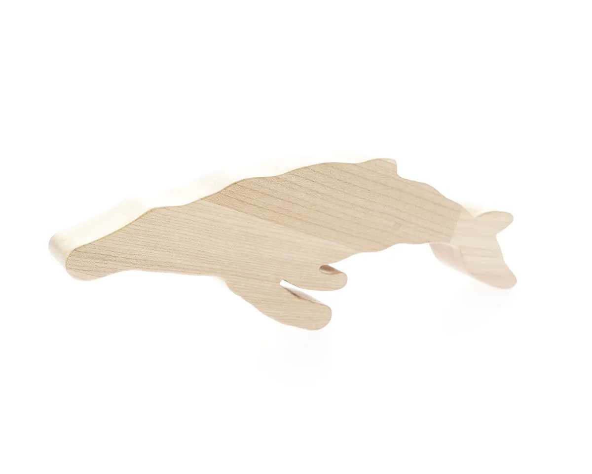 O_wow Handmade Maple Humpback Whale