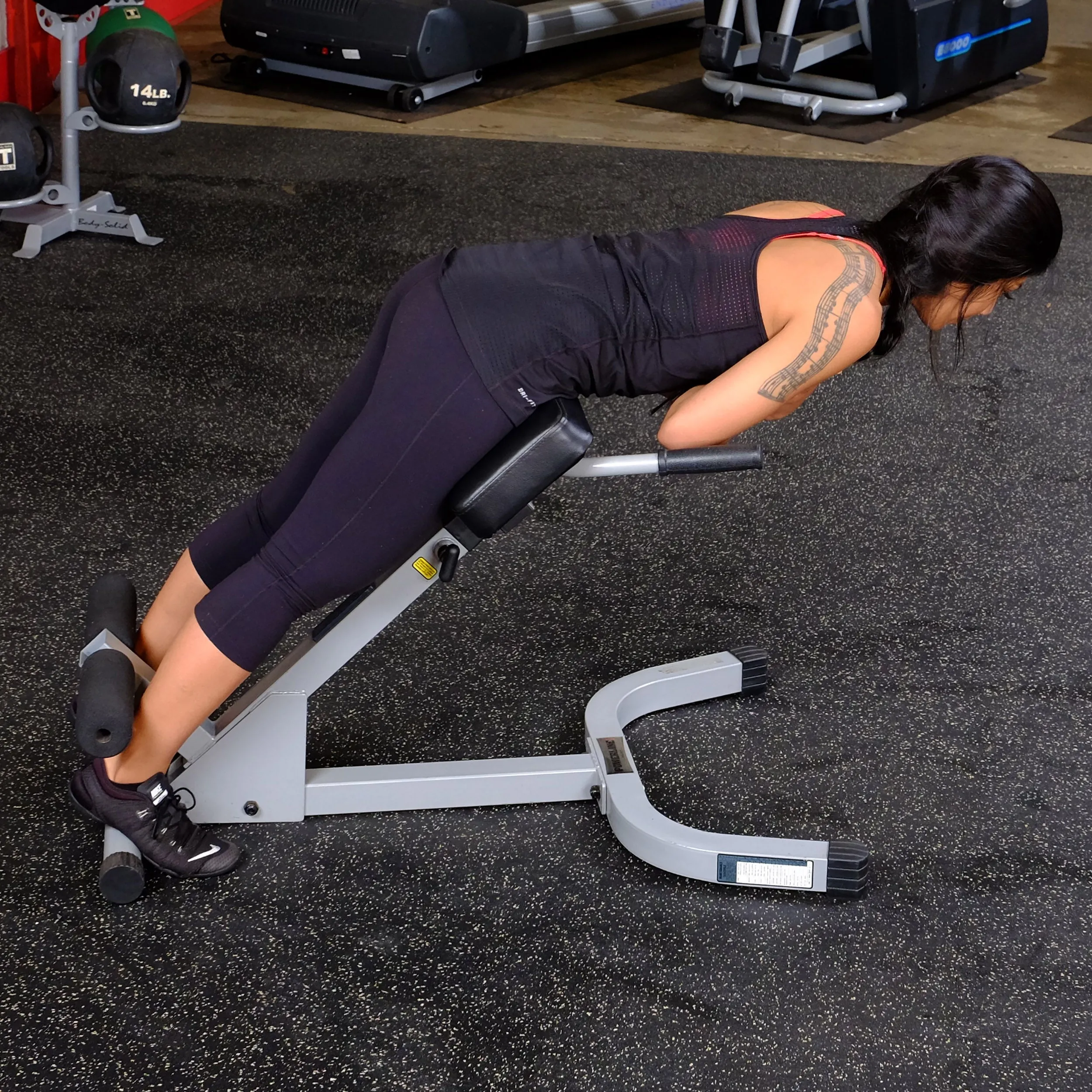 Powerline 45 degree hyper extension