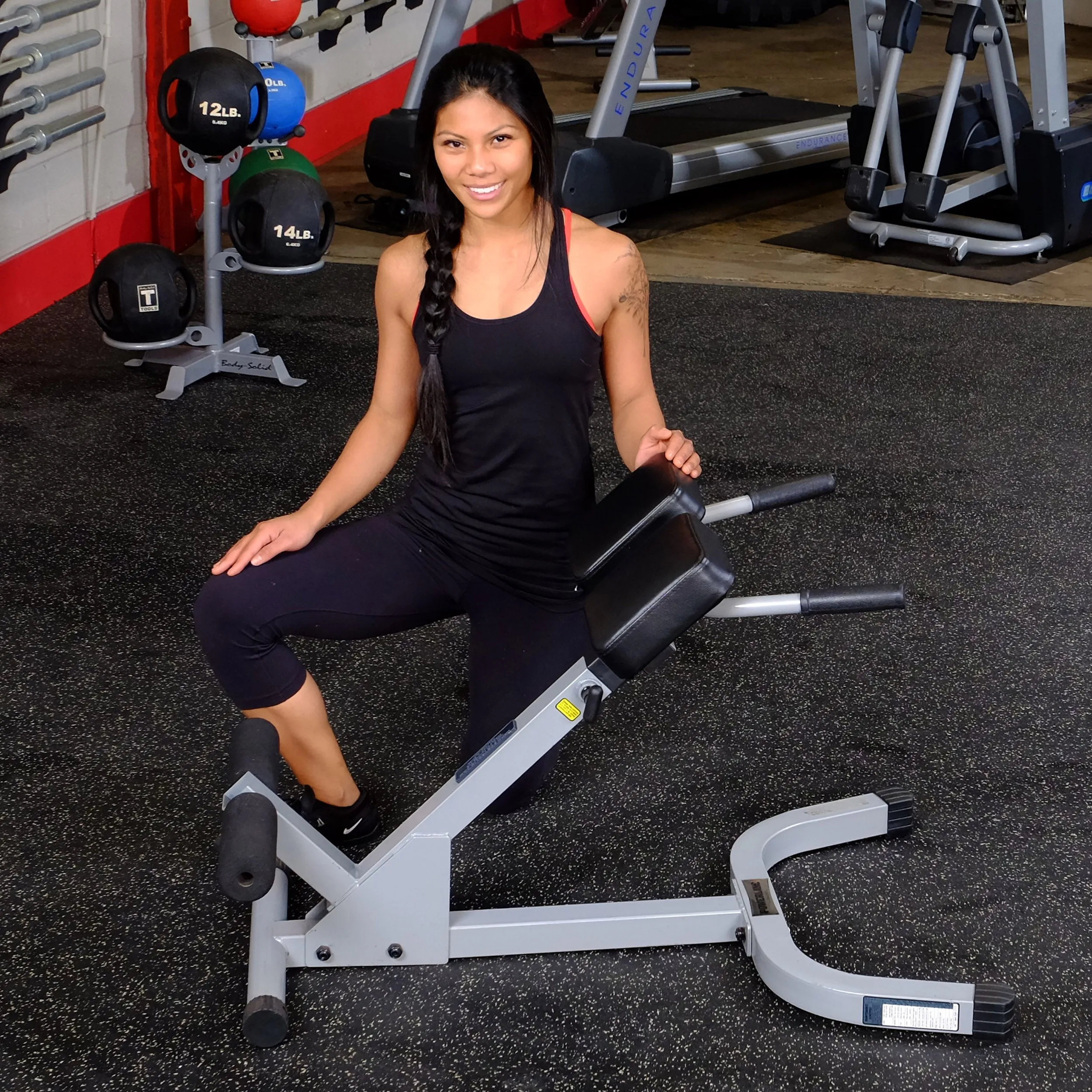 Powerline 45 degree hyper extension