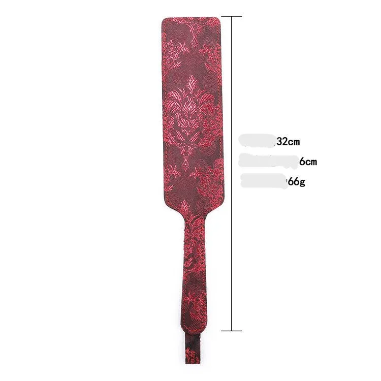 Scarlet Brocade Style Spanking Paddle